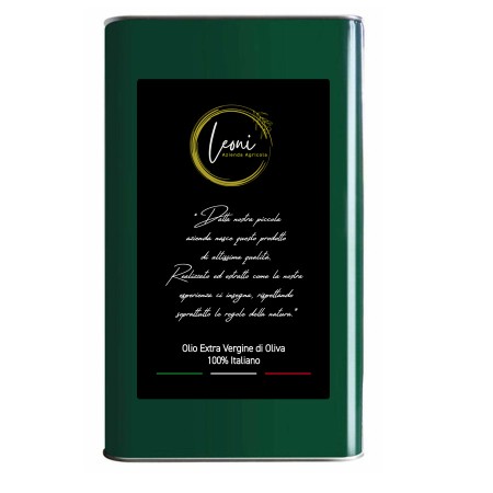 Olio extra vergine di oliva "Il Novello" Latta da 5 litri