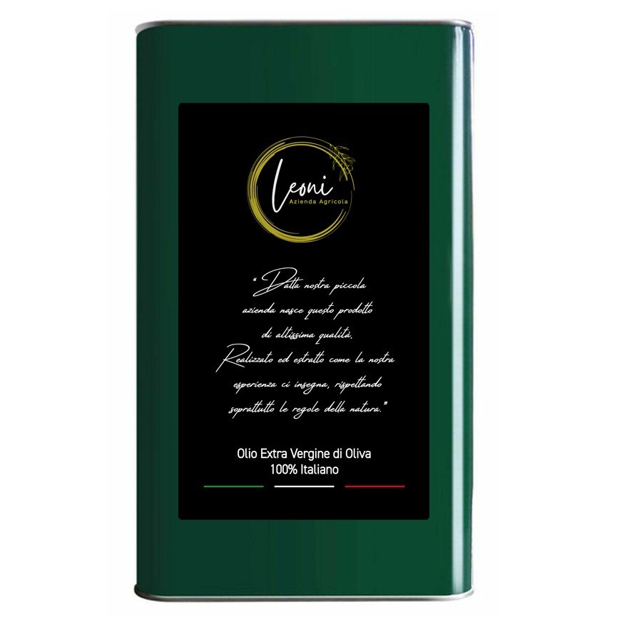 Olio extra vergine di oliva "Il Novello" Latta da 5 litri